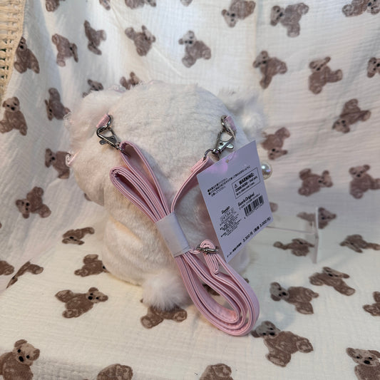 Charmmy Kitty Plush Mini Crossbody Bag Heisei Fluffy Heart Japan Exclusive