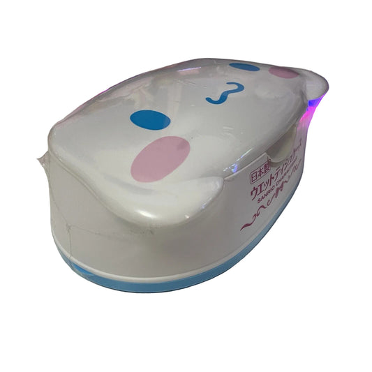Collectible Sanrio Cinnamoroll Baby Hygiene Wipes Dispenser Box Case w/ Wipes Included