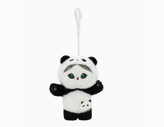 Mofusand Plush Keychain 9cm Panda Animal Costume Series Japan Exclusive