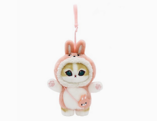 Mofusand Plush Keychain 9cm Bunny Animal Costume Series Japan Exclusive
