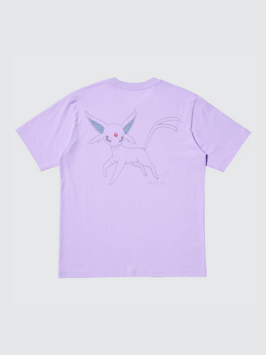 Uniqlo x Nintendo Pokemon Espeon Unisex Purple T-shirt