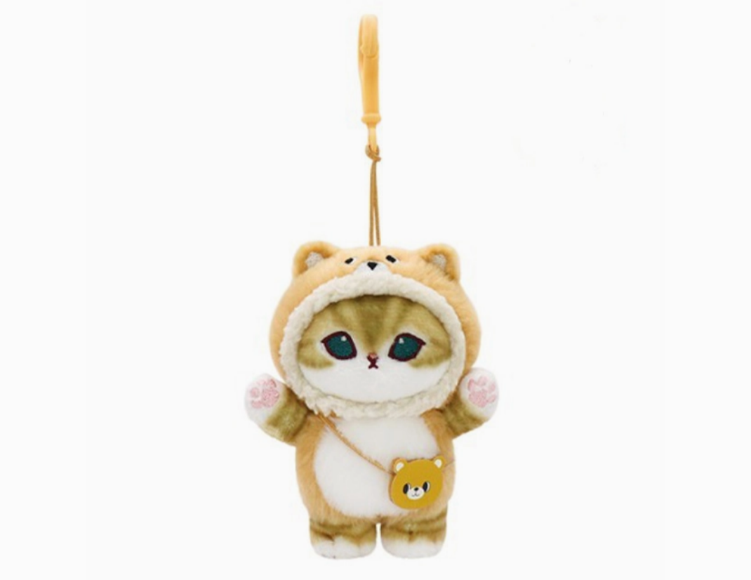 Mofusand Plush Keychain 9cm Fox Animal Costume Series Japan Exclusive