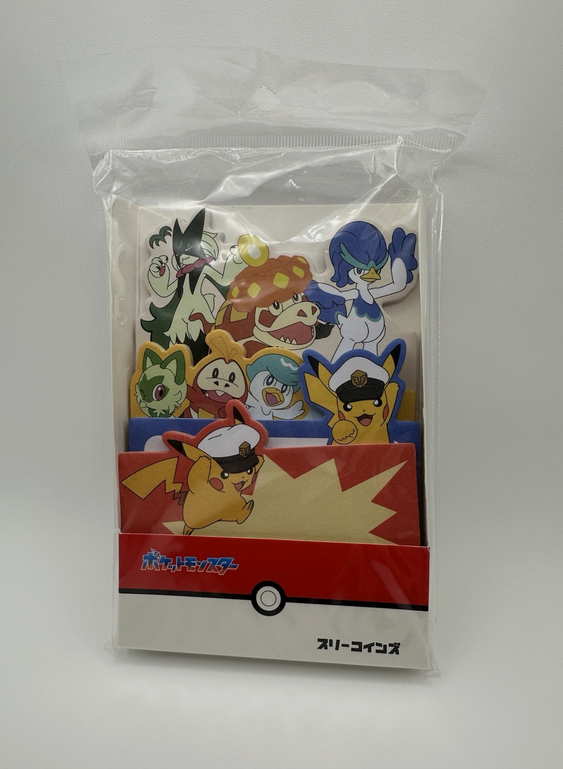 Nintendo Pokemon Japanese Notepads Memopads School Supplies